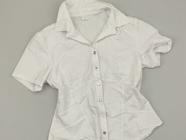 bawełniane białe bluzki: Koszula Damska, M, stan - Bardzo dobry