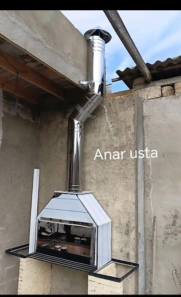 nefis döner masazir: Sobalar, manqallar və restoran mətbəxləri üçün tüstüçıxarıcı — 1