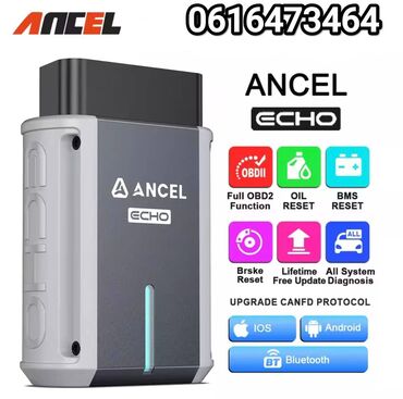 lanci za gume: Ancel DND Echo OBD2 Bluetooth za iOS i Android Ancel Echo OBD2