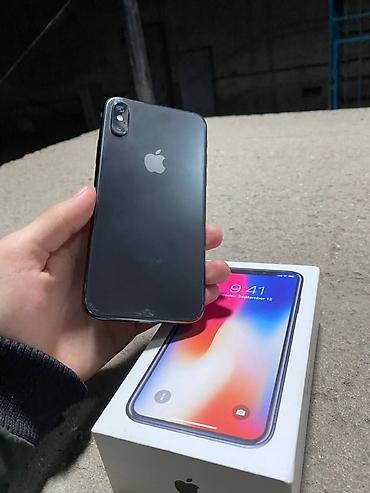Apple iPhone: IPhone X, Б/у, 64 ГБ, Jet Black, Зарядное устройство, Защитное стекло, Чехол, 86 % — 7