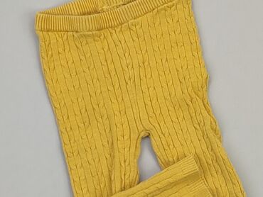 żółte spodnie: Legginsy, Tu, 12-18 m, stan - Zadowalający