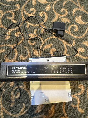tp link wifi guclendirici: 16 Port Switch
Internet kafeler ücün Ideal 
TP Link