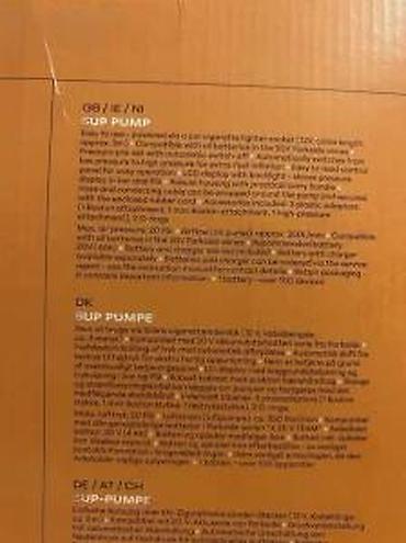 Kompresori za vazduh: CRIVIT CSPA 20-Li A1 – električna SUP pumpa - Namena: brzo — 13