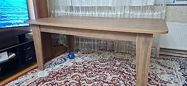 tek carpayi: - Məhsul: Yemək/otaq masası - Material: Ağac teksturalı laminat — 2