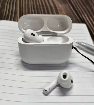 левое ухо airpods pro: Каптагычтар, Apple, Жаңы, Электр зымсыз (Bluetooth), Балдар үчүн