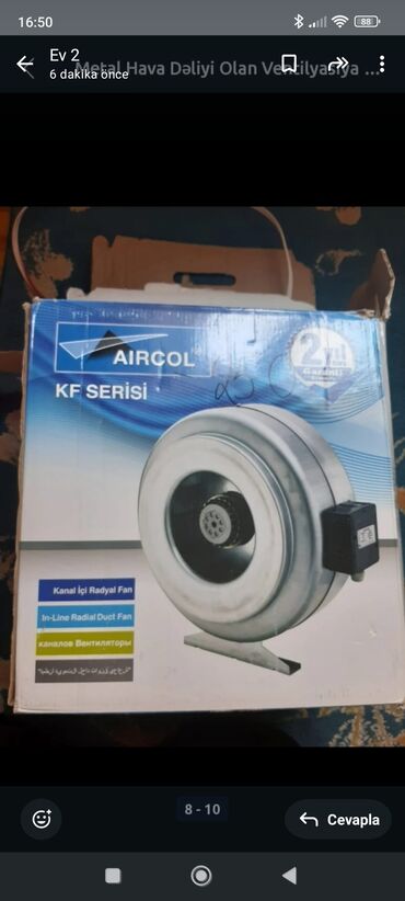 Havalandırma sistemləri: Kafe restoran üçün havalandırma sistemi təzə kimidir heç bir ay — 8