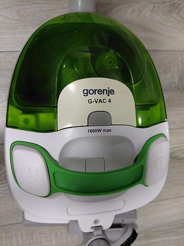 Tozsoranlar: Gorenje G-VAC 4 tozsoran - Güc: 1600W max - Tip: Toz torbasız — 4