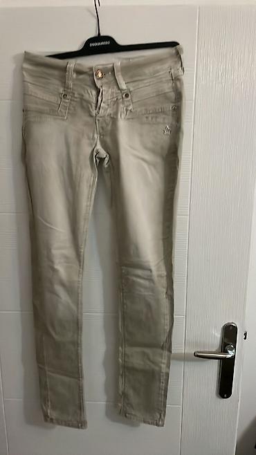 bench trenerka: Ženske pantalone – bež/peščana nijansa, uski kroj - Materijal — 1