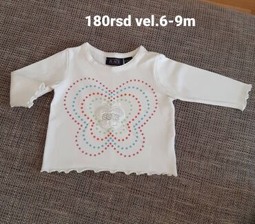 Paketi dečije odeće: Paket: Bodiji, Majice, Pantalone, Za devojčice, uzrast: 6-9 meseci — 5