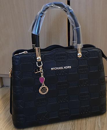 Modni rančevi: GUESS LOUISS VUITTON MICHAEL KORS. Elegantne damske torbe – crna — 2