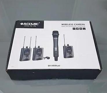 Zvučnici, slušalice i mikrofoni: ACEMIC DV-500 UHF WIRELESS MIKROFON ZA KAMERU DSLR | Slanje po — 11