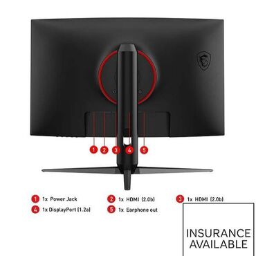 Monitorlar: 🖥️MSI G32CQ4 E2 Gaming Monitor 🔸31.5" (80sm) 🔸2 K 2560 × 1440 (WQHD) — 7