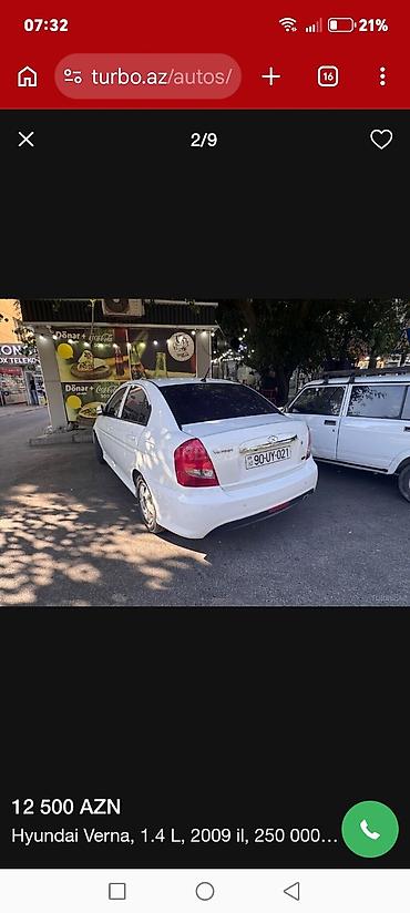 hunday 2009: Hyundai Verna: 1.4 l | 2009 il Sedan — 8