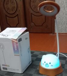 Stol lampaları: Uşaq otağı üçün şirin ayı fiqurunda gecə lampası Comida firması. Iki — 2