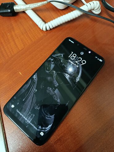 xiaomi mi max 2 qiymeti: Xiaomi Mi 8, 64 GB, rəng - Qara, 
 Düyməli, Sensor, Barmaq izi
