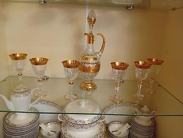 cay servis: Rəng - Qızılı, Xrustal — 1