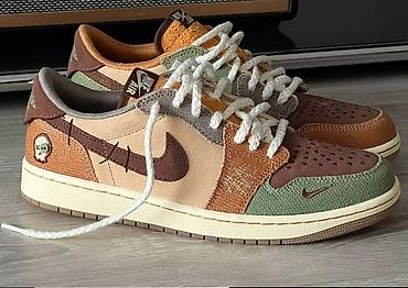 cactus jack: Nike Air Jordan 1 Low SE 37/41 размеры “Patchwork” (мультиколор) - — 1