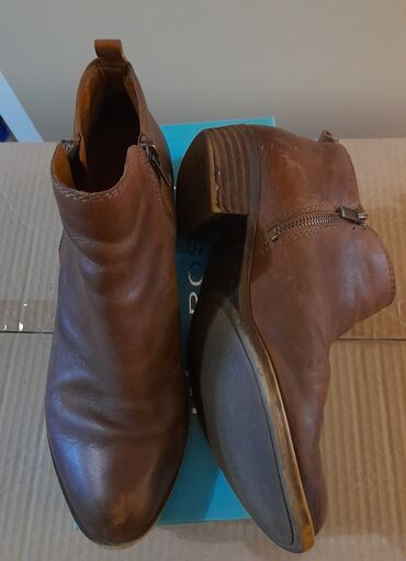 Ботинки и ботильоны: Женские ботинки, размер 38: - Ботиночки, бежевые, замша, подклад — 11