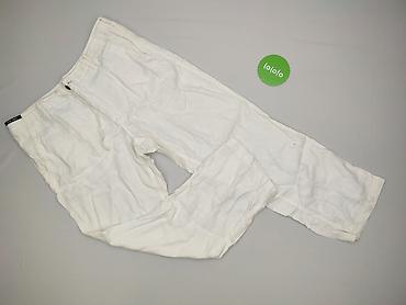 lniana: Marks & Spencer, Spodnie materiałowe damskie, rozmiar 3XL — 2