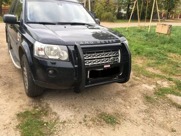 Тюнинг: Кенгурятник push bar на Land Rover Freelander 2 . Полный установочный