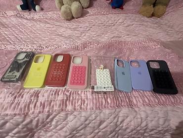kabro sekilleri: Məhsul: iPhone 15 Pro üçün müxtəlif telefon qabları dəsti(8case)hər — 1