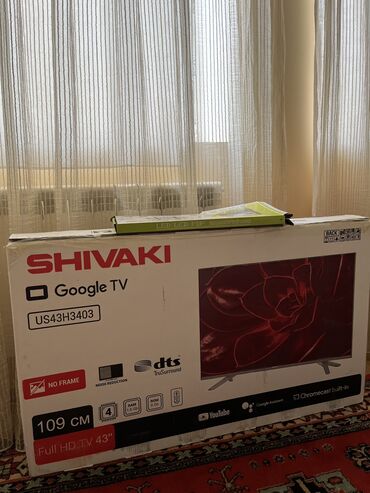 shivaki televizor: Yeni Televizor Shivaki Led 43" FHD (1920x1080), Ünvandan götürmə