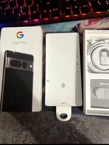 смартфоны 2 гб: Google Pixel 7 Pro, Новый, 512 ГБ, цвет - Черный, 2 SIM