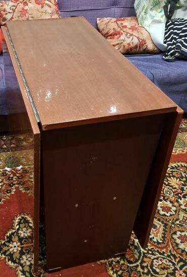 işlenmiş masa desti: Qonaq otağı üçün, İşlənmiş, Açılan, 3 stul