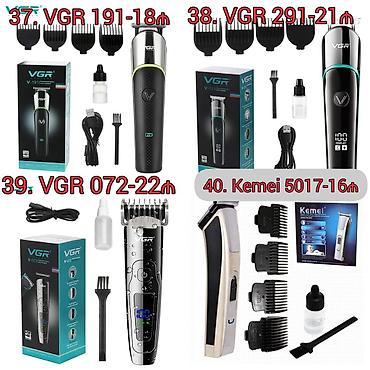 Trimmerlər və saç qırxan maşınlar: Saç qırxan maşın, Yeni, Pulsuz çatdırılma, Ödənişli çatdırılma, Rayonlara çatdırılma — 10