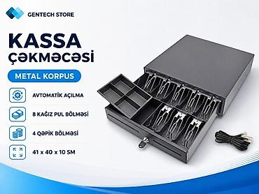 Kassa çəkməcəsi (pul yeşiyi) Kassa Çəkməcəsi Metal Korpus ☑️Yenidir