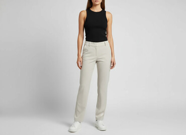 Women's Pants: Bik Bok, Spodnie materiałowe damskie, rozmiar S