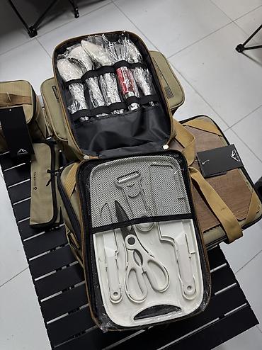 Другие товары для пикника: Набор для кемпинга и пикника в переносных органайзерах (5 комплектов) — 10