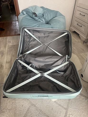 Чемодандар: Продам стильный чемодан American Tourister (мятный цвет) Описание — 4