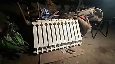Alüminium radiator dəsti - Material: alüminium - Rəng: ağ - Bölmə