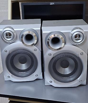 Musiqi mərkəzi,dinamiklər.Kolonkalar "Samsung".Tam işlək