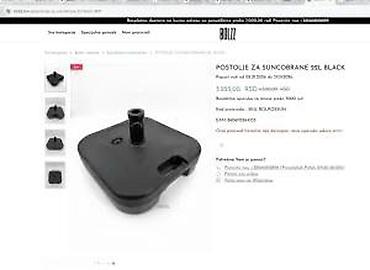 igracke za bazen: Postolje za suncobran – crno, punjivo (oko 22 L) - Materijal — 9