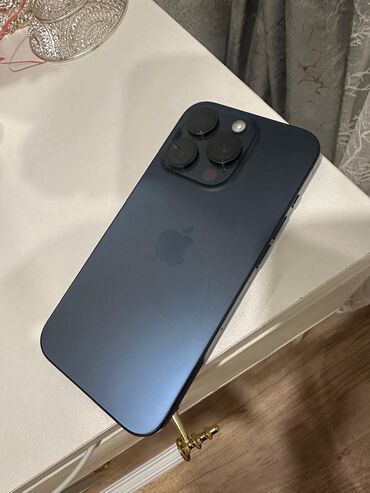 Apple iPhone: IPhone 15 Pro, 128 GB, Blue Titanium