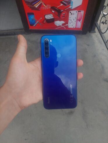 купить телефон в азербайджане: Xiaomi Redmi Note 8T, 64 ГБ, цвет - Синий, 
 Сенсорный, Отпечаток пальца, Две SIM карты