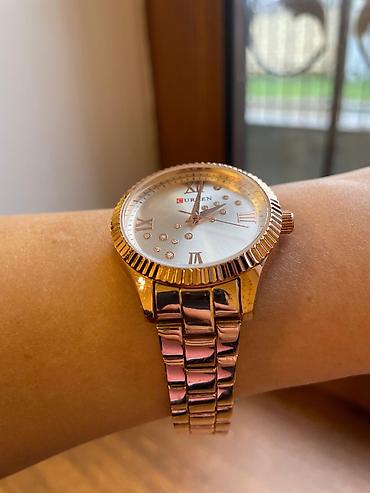 günəş eynəyi: Curren qadın qol saatı - Korpus və qolbaq rəngi: rose gold (metal — 1