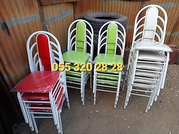 Stullar: Kafe və restoranlar üçün 4 nəfərlik 6 nəfərlik 8 nəfərlik stul və — 16