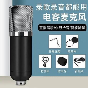 ремонт микрофонов: Профессиональный конденсаторный микрофон с большой диафрагмой для