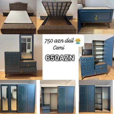 şkaf qapılarının açmasının qarşını alan qoruyucular: Turkiye istehsali bazali yataq desti ideal veziyyetde 650 azn baha