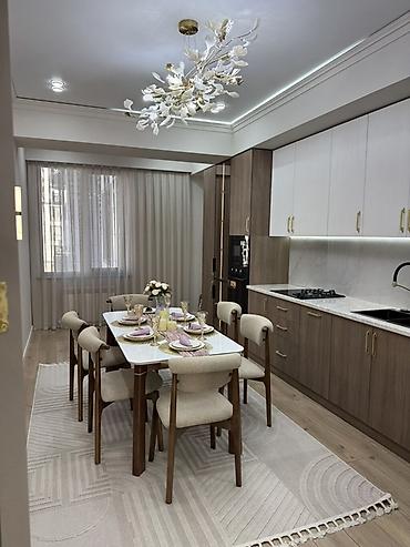 Продажа квартир: 3 комнаты, 107 м², Асанбай мкр Элитка, 11 этаж, Дизайнерский ремонт — 6