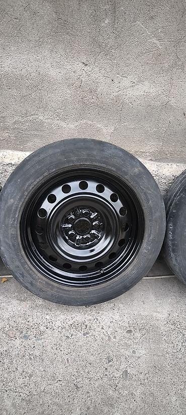 Унаа: Дөңгөлөктөр монтажда 205 / 55 / R 16, All-season, Колдонулган, Комплект, Темир, тешиктери - 5 — 3