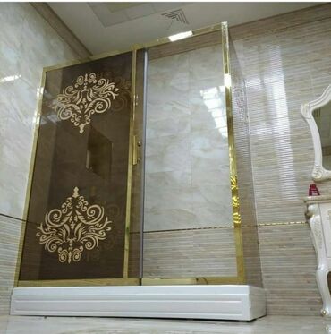 Duş kabinaları, arakəsmələr: Yeni Üstü açıq kabina, Künc üçün, Pulsuz çatdırılma — 30