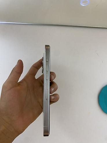 macbook м1: IPhone 15 Pro, Б/у, 256 ГБ, White Titanium, Коробка, 80 % — 7