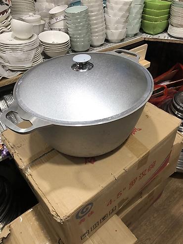 Казаны: Алюминиевые казаны с крышкой - Материал: литой пищевой алюминий - — 4
