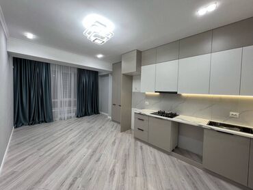 ак орго квартира аренда: 2 комнаты, 56 м², Элитка, 12 этаж, Евроремонт