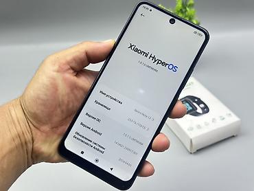 Уюлдук телефондор жана аксессуарлар: Redmi, Redmi Note 12, Колдонулган, 128 ГБ, түсү - Көк, 2 SIM — 4