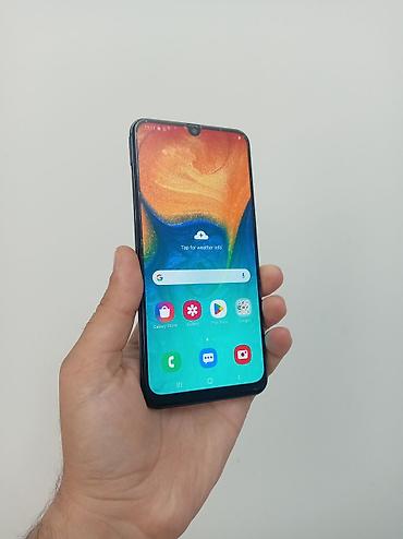 samsung tab4: Samsung Galaxy A30, 64 GB, rəng - Qara, Barmaq izi — 3